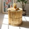 Kalalou All Stools, Poufs + Side Tables Bamboo Stool