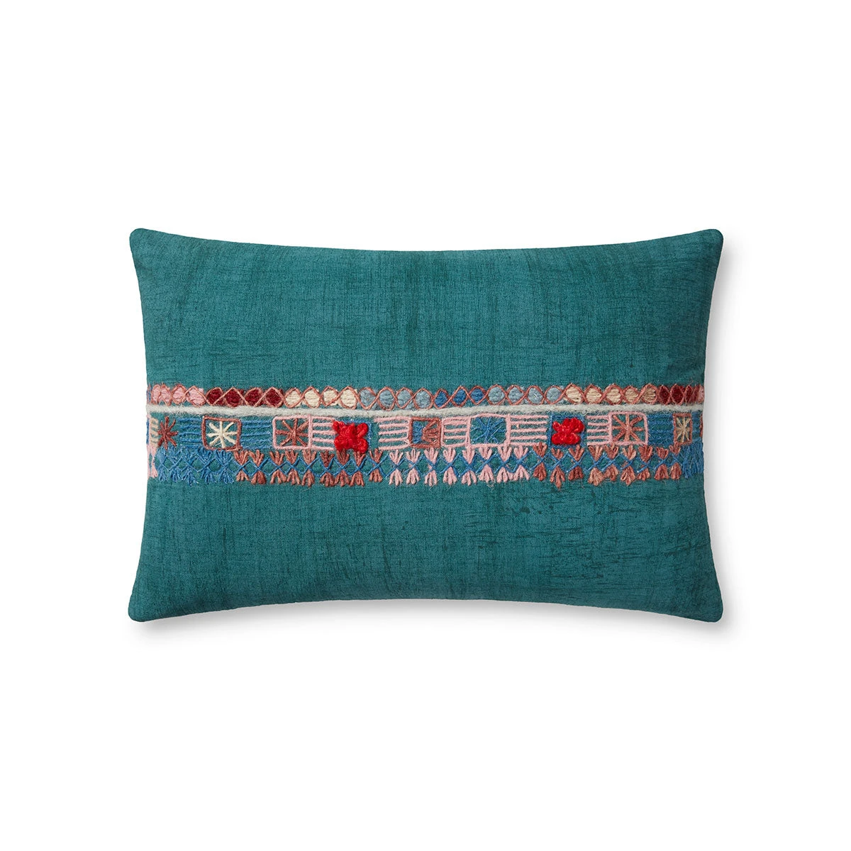 Loloi Rugs All Pillows Teal Campo Pillow By Justina Blakeney® X Loloi 3 Loloi Rugs All Pillows Teal Campo Pillow By Justina Blakeney® X Loloi