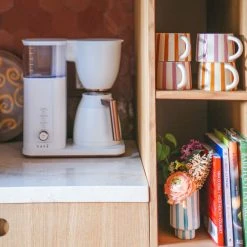 Jungalow® Tabletop + Kitchen Tierra Striped Mug Set In Amber