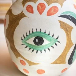 Kalalou Planters Tall Eye Vase