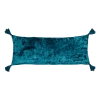 Surya All Pillows Blue Velvet Lumbar Pillow